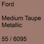 Preview: Ford, Medium Taupe Metallic, 55 / 6095.